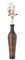 39-Inch Tall Standing Designer Floor Vase - Durable Artificial Rattan - Elegant Two-Tone Dark Brown Finish - Ideal Decor Accent for Living Room, Bedroom, Entryway - Stylish Home Decor Statement Piece